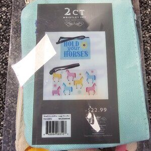 NWT Hold Your Horses Wristlet Set